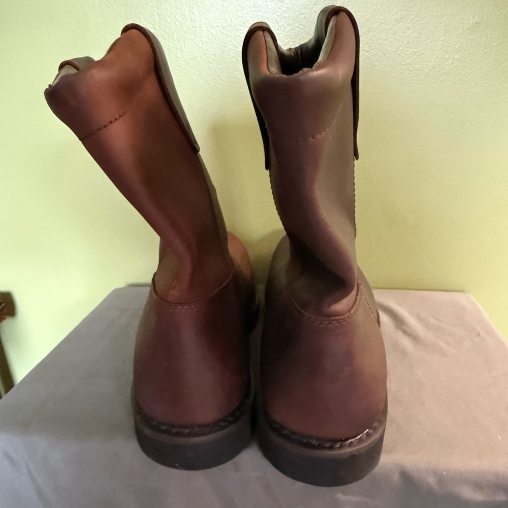 BRAHMA‎ Hutch II Leather Western Work Boots Mens Size 13W 5593743 Steel Toe - Picture 8 of 14
